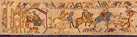 bayeux tapestry scene 1 Edward the Confessor bayeux tapestry scene 1 - Edward the Confessor